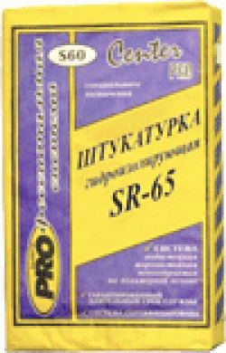SR-65 Штукатурка ГИДРОИЗОЛИРУЮЩАЯ 25кг (шт)