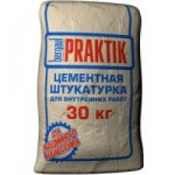 Штукатурка гипсовая лёгкая Praktik, 30 кг (49 шт./под.)