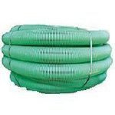 труба дренажная N ПНД d200 с перфорацией, в фильтре (40м) зеленый