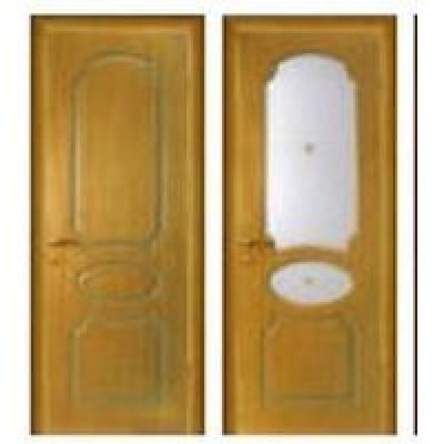 Двери «МариаМ», Модель «Неаполь» (шпон), полотно глухое, дуб, орех, 550-900 мм