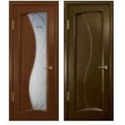 Двери «АртДеко», Коллекция «СТАЙЛ»: Модель «Смеральда», полотно глухое, беленый дуб, 400-800 мм