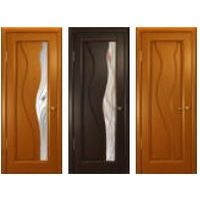 Двери «АртДеко», Коллекция «СТАЙЛ»: Модель «Нобилта», полотно глухое, анегри темный, венге, 400-800 мм