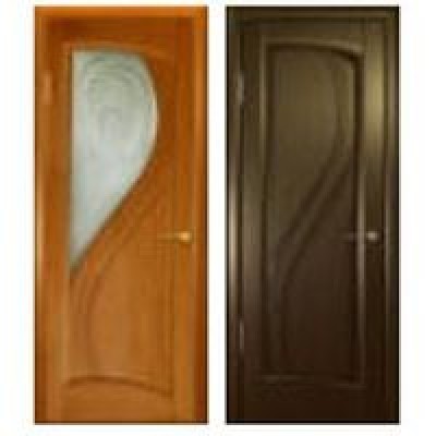 Двери «АртДеко», Коллекция «Элит»: Модель «Скорциа», полотно глухое, темный анегри, венге, 900 мм