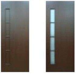 Двери «Verda», Модель  «С-14», полотно глухое / остекленное, венге, дуб беленый, 550-900 мм