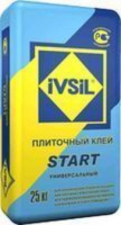 Плиточный клей универсальный IVSIL START / ИВСИЛ СТАРТ 25кг